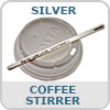 Silver Coffee Stirrer