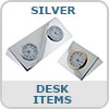 Silver Desk Items
