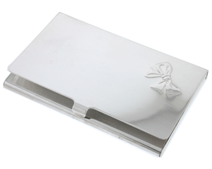 Ladies Sterling Silver Business Card Holder.