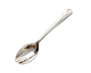 Silver Christening Egg Spoon