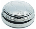 View Silver Ladies Engraved Pill Box in detail